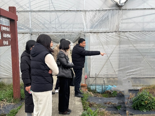 浙江工商職院教師參觀農場 學校供圖.JPG 浙江工商職院教師參觀農場 學校供圖.JPG